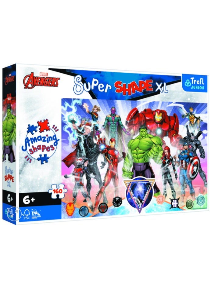 Trefl Marvel Avengers Courage of the Avengers 160-Piece Jigsaw Puzzle
