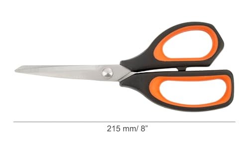 Arcos Kitchen Scissors 8 Inch Stainless Steel. Scissors for Meat Use. Polypropylene Handle and 215 mm Blade. Series Prochef. Black and Red Color - Image 2