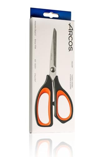 Arcos Kitchen Scissors 8 Inch Stainless Steel. Scissors for Meat Use. Polypropylene Handle and 215 mm Blade. Series Prochef. Black and Red Color - Image 5