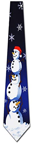 Three Rooker Christmas Ties Snowman NeckTie Mens tie - Image 4