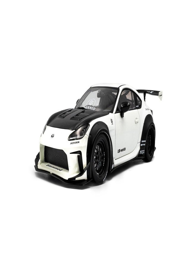 Solido 1:18 Scale Toyota GR86 LBWK Body Kit Pearl White 2024 Diecast Model Car S1813602 - Image 1
