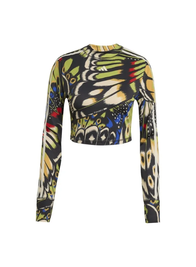 Adidas Adidas Farm Longsleeve Black T-Shirt (Long Sleeve) T-Shirts For Women
