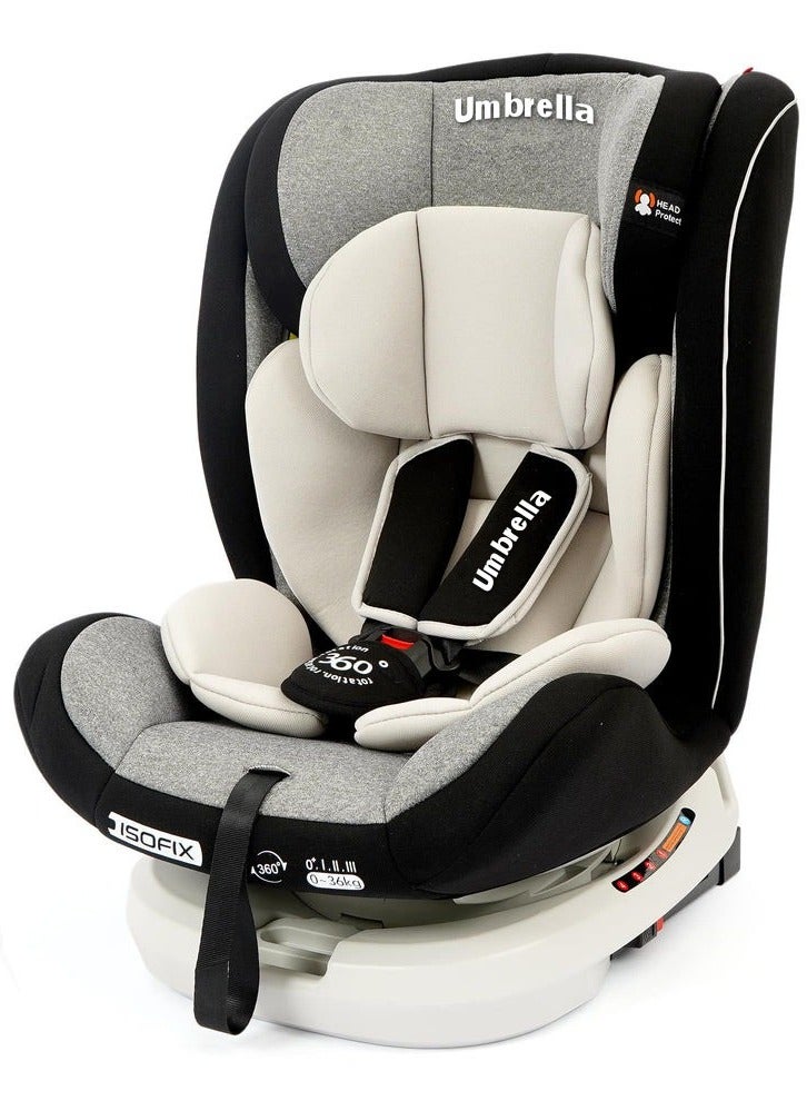 umbrella Carseat Umbrella isofix  360 degree (Dark grey) - Image 1