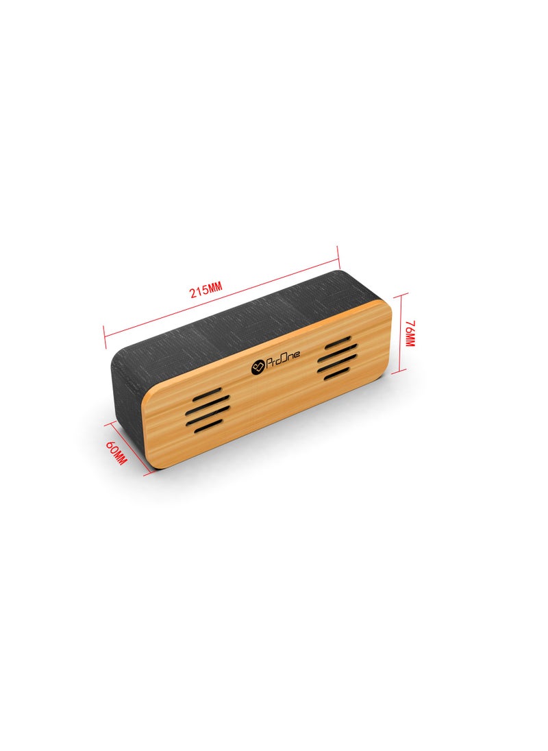 ProOne - ProOne PSB4101 Portable Wireless Speaker, True Wireless Stereo,Portable Bluetooth speaker, Waterproof Sound box Dual 5W Speakers,UP to 7-Hour Playtime Supports TF Card, AUX, Micro USB, - Image 1