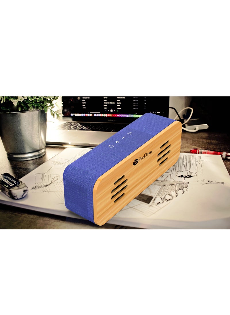 ProOne ProOne PSB4101 Portable Wireless Speaker, True Wireless Stereo,Portable Bluetooth speaker, Waterproof Sound box Dual 5W Speakers,UP to 7-Hour Playtime Supports TF Card, AUX, Micro USB,  - Image 3
