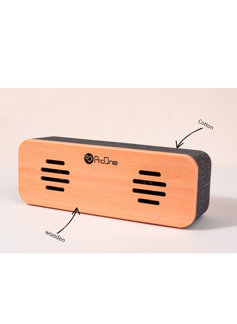 ProOne - ProOne PSB4101 Portable Wireless Speaker, True Wireless Stereo,Portable Bluetooth speaker, Waterproof Sound box Dual 5W Speakers,UP to 7-Hour Playtime Supports TF Card, AUX, Micro USB, - Image 1