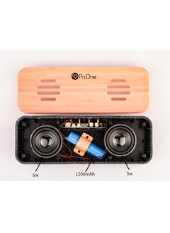 ProOne ProOne PSB4101 Portable Wireless Speaker, True Wireless Stereo,Portable Bluetooth speaker, Waterproof Sound box Dual 5W Speakers,UP to 7-Hour Playtime Supports TF Card, AUX, Micro USB,  - Image 2