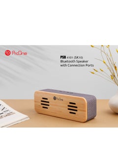 ProOne ProOne PSB4101 Portable Wireless Speaker, True Wireless Stereo,Portable Bluetooth speaker, Waterproof Sound box Dual 5W Speakers,UP to 7-Hour Playtime Supports TF Card, AUX, Micro USB,  - Image 4