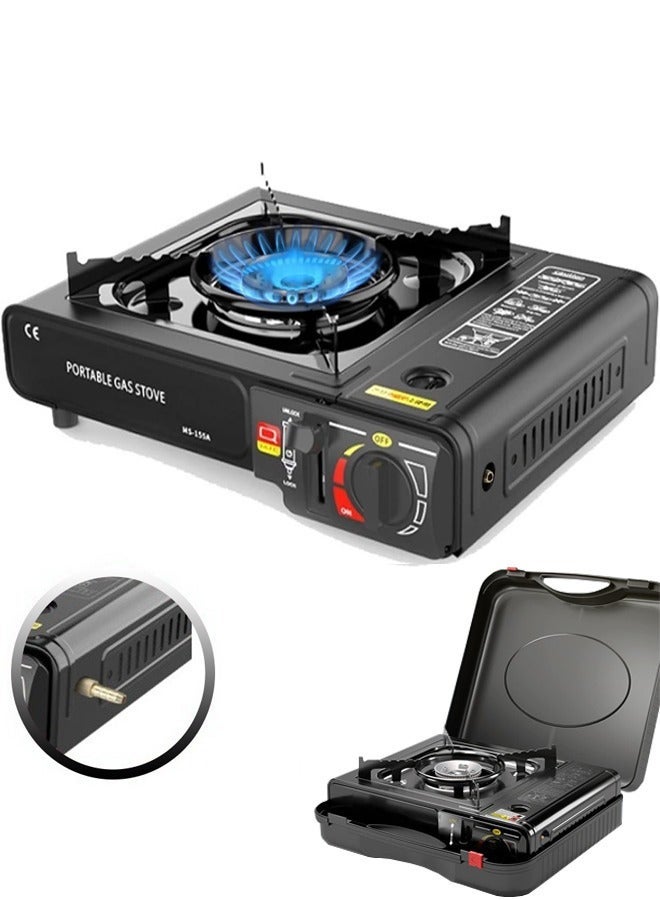 Cady One A complete tea and coffee bag, a picnic bag with an accessories set for trips and camping & Portable gas stove for trips and camping with an automatic ignition feature, lightweight and safe, equipped with a carrying bagBundle - Image 3