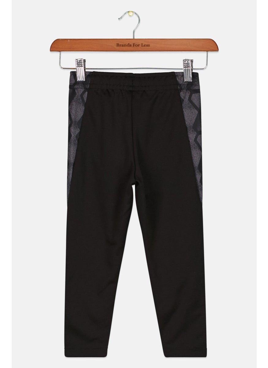PUMA Kids Boys Brand Logo Sportswear Pants, Black Combo  - Image 2