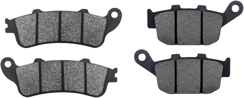 QASULER Motorcycle Front and Rear Brake Pads - Image 1
