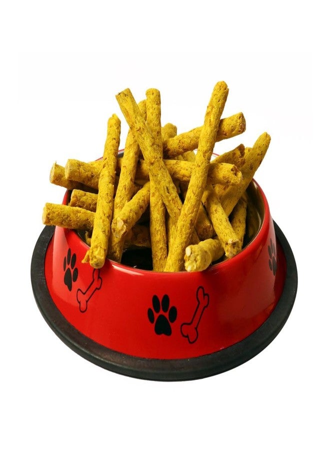 PET FUN عصي مضغ فاخرة للكلاب من بيت فن | عصي غنية بالبروتين للكلاب | مكافآت طبيعية للعناية بالأسنان لجميع السلالات | سهلة الهضم | وجبات خفيفة للكلاب لصحة الفم (250 غرام، دجاج)، مناسبة لجميع مراحل الحياة - Image 2