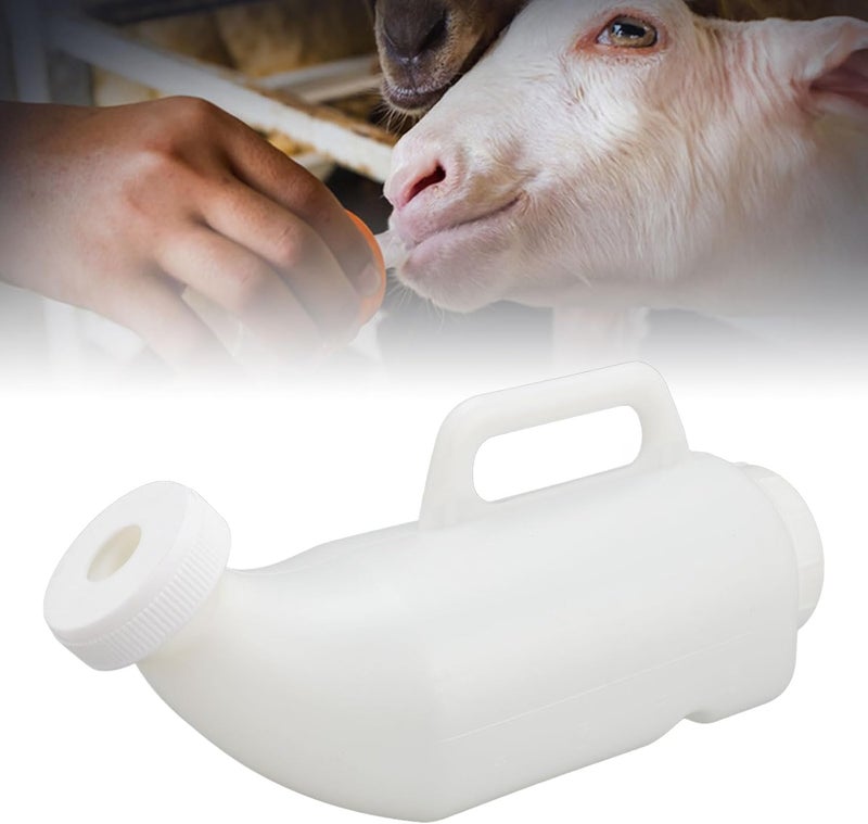 Sorandy Calf Feeding Bottle, 2L Animal Feeding Bottle Leakproof Milk Feeder for Goats, with Thickened Design Nipple Optimal Performance for Daily Farm Needs - Image 4