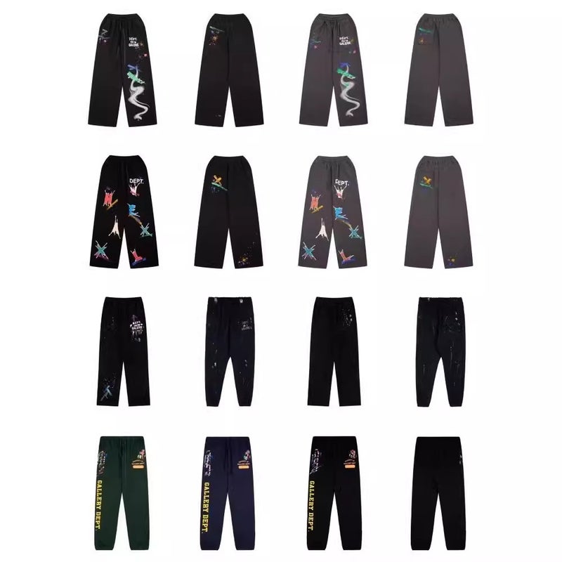 American-Style Trendy Brand Gallery Dept. Splash-Ink Casual Long Pants Men'S Sweatpants Spring/Summer Ins High Street Pants Women'S - Image 3