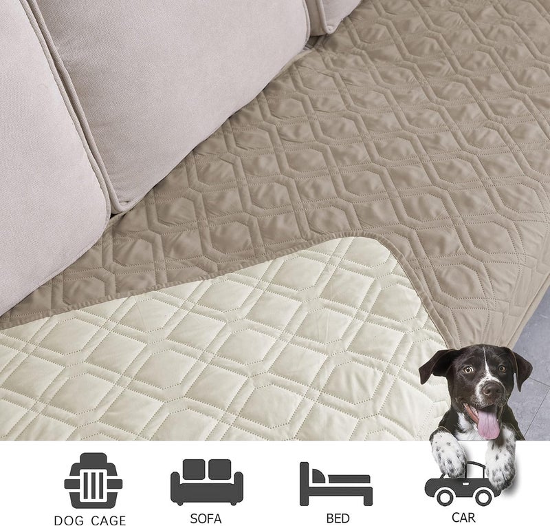 Ameritex Waterproof Dog Bed Cover Pet Blanket for Furniture Bed Couch Sofa Reversible - Image 3