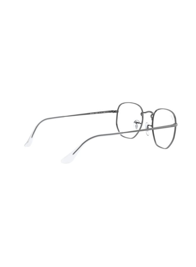 Ray-Ban Men Oval Shape Plastic Eyeglass Frames 2502 - Lens Size: 54 Mm - Gunmetal - Image 4