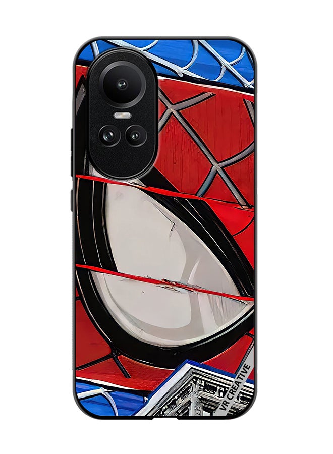 VR CREATIVE Protective Case Cover For Oppo Reno 10 Pro Spiderman Design Multicolour - Image 1