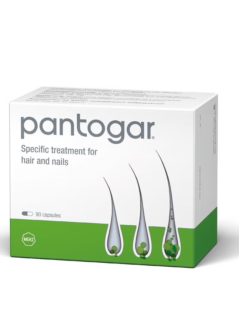 بانتوجار كبسولات علاجية خاصة للشعر والأظافر 90 كبسولة - Image 1