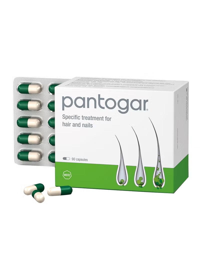 بانتوجار كبسولات علاجية خاصة للشعر والأظافر 90 كبسولة - Image 2