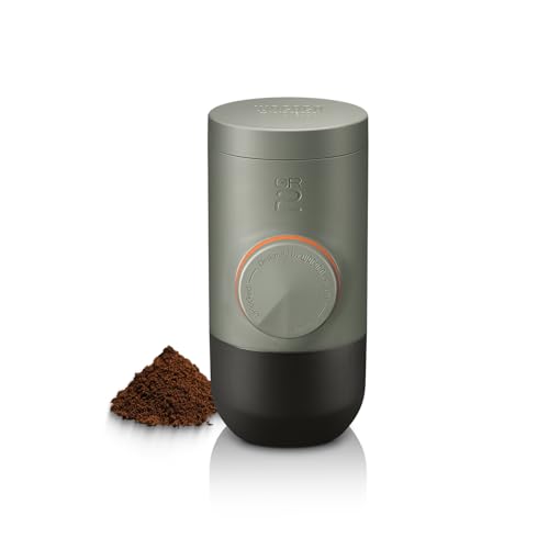 WACACO آلة إسبريسو WACACO Minipresso GR2 متوافقة مع القهوة المطحونة، صانعة قهوة محمولة 18 بار تعمل يدويًا، صانعة إسبريسو أثناء التنقل، صغيرة جدًا للسفر والتخييم والصيد والتسلق وركوب الدراجات. - Image 1