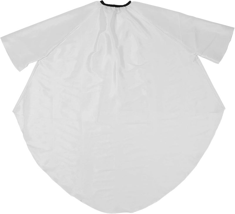 VICASKY Adults Hair Cutting Cape with Sleeves White, Barbershop Haircut Cape for Salon Use, Hairdressing Gown for Men and Women - Image 1