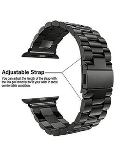 ELTRAZONE Compatible Metal Apple Watch Band 49mm/45mm/44mm/42m Upgraded Version Stainless Steel iWatch Band/Strap with Case for Apple Watch Ultra SE2 SE & Series 8/7/6/5/4/3/2/1  - Image 2