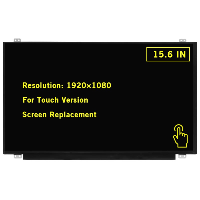 GBOLE 156 New Screen Replacement for Lenovo ThinkPad T580 20L9001JUS 20L9001KUS 20L9001LUS FHD 1920x1080 40Pin Touch Screen LED LCD Display Screen Panel