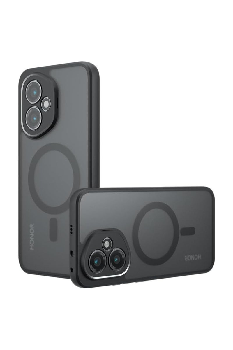 for Honor 400 5G Case: Translucent Matte Shockproof Phone Case with Camera Cover - Honor 400 Slim Thin Yet Military Grade Drop Proof Silicone Bumper Case - Image 1