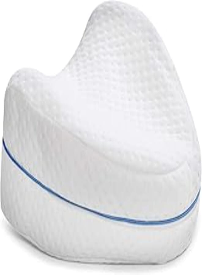 ECVV Legacy Leg & Knee Foam Support Pillow - Soothing Pain Relief for Sciatica, Back, Hips, Knees, Joints - As Seen on TV