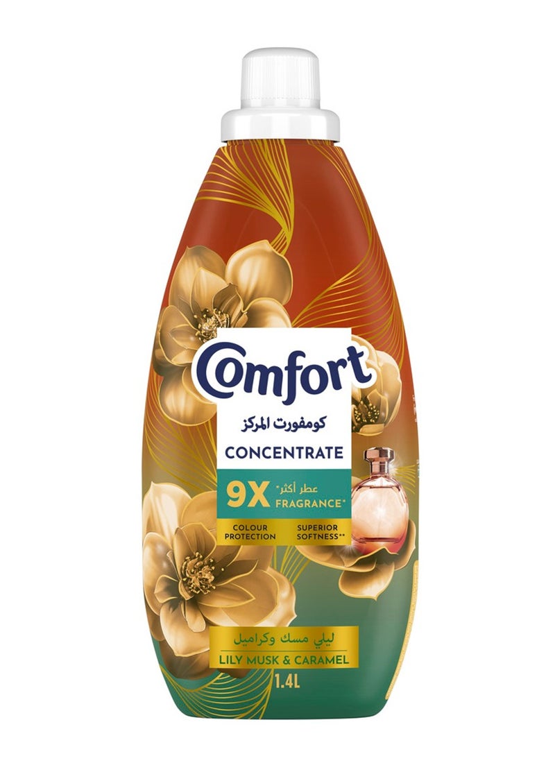 Comfort Concentrate Fabric Softener Lily Musk And Caramel 1.4L - Image 2
