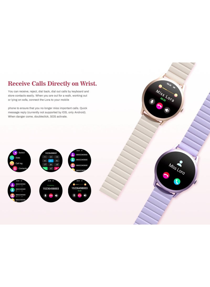 Kieslect Lora Calling Smart Watch - gold - Image 5