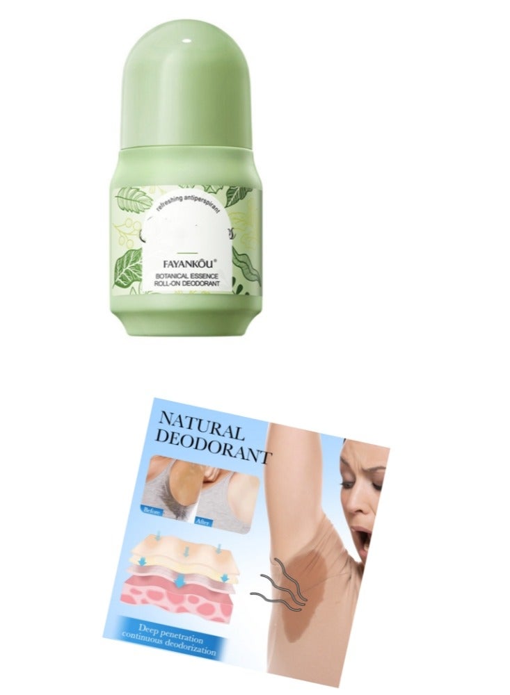 FAYANKOU 1 Pack Botanical Essence  Deodroant Roll -On  50g - Image 1