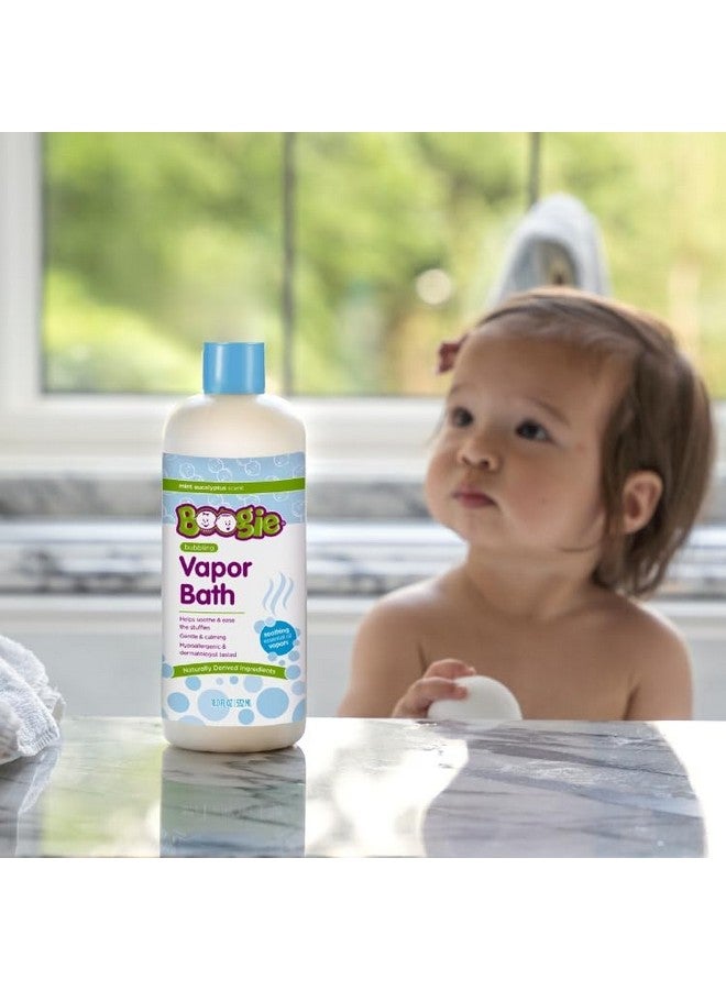 Boogie Kids Bubble Bath By Boogie Soothing Vapor Bubble Bath Made With Plant And Oat Extracts Natual Essential Oils Mint Eucalyptus 18 Oz Pack Of 2 - Image 2