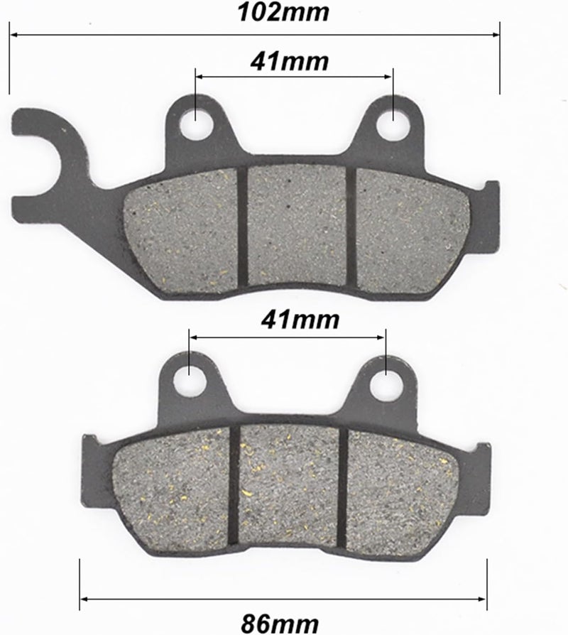 QASULER Motorcycle Brake Pads for WUYANG WY125 WY150 - Image 2