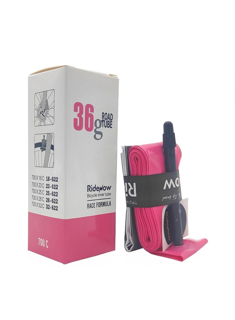 عام أنبوب داخلي للدراجة مقاس 700 × 18 23 25 28 30 32C لدراجة جبلية إطار دراجة مقاس 45 مم - Image 1