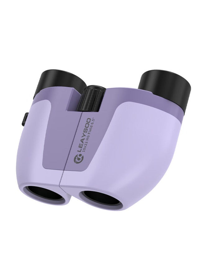 Leaysoo Leilong Yueying 10x22 Purple Kids Mini Hd High-power Binoculars Portable Mobile Phone Telescope Children's Gift - Image 1