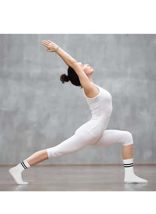 Muyixin 6 Pairs Anti Slip Socks Women Pilates Grip Socks for Sports Yoga Barre  - Image 5