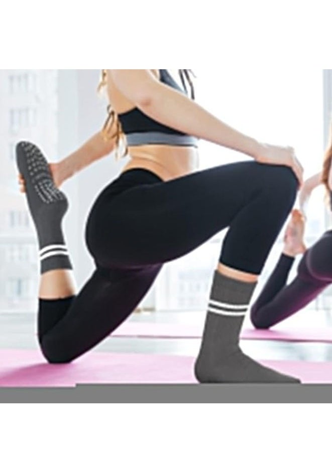 Muyixin 6 Pairs Anti Slip Socks Women Pilates Grip Socks for Sports Yoga Barre  - Image 4