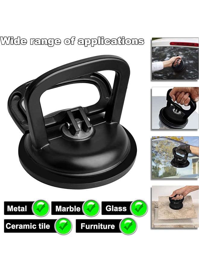 X spring Xspring Dent Puller Suction Cup, 2 Pcs Suction Cup Lifter, Auto Body Dent Repair Removal Tool, 2 Sizes Suction Cup Holder Dent Repair Kit, Lifting And Heavy Objects Moving, Suv & Cars Universal - Image 4