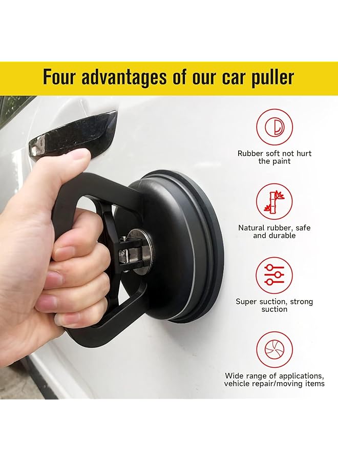 X spring Xspring Dent Puller Suction Cup, 2 Pcs Suction Cup Lifter, Auto Body Dent Repair Removal Tool, 2 Sizes Suction Cup Holder Dent Repair Kit, Lifting And Heavy Objects Moving, Suv & Cars Universal - Image 3