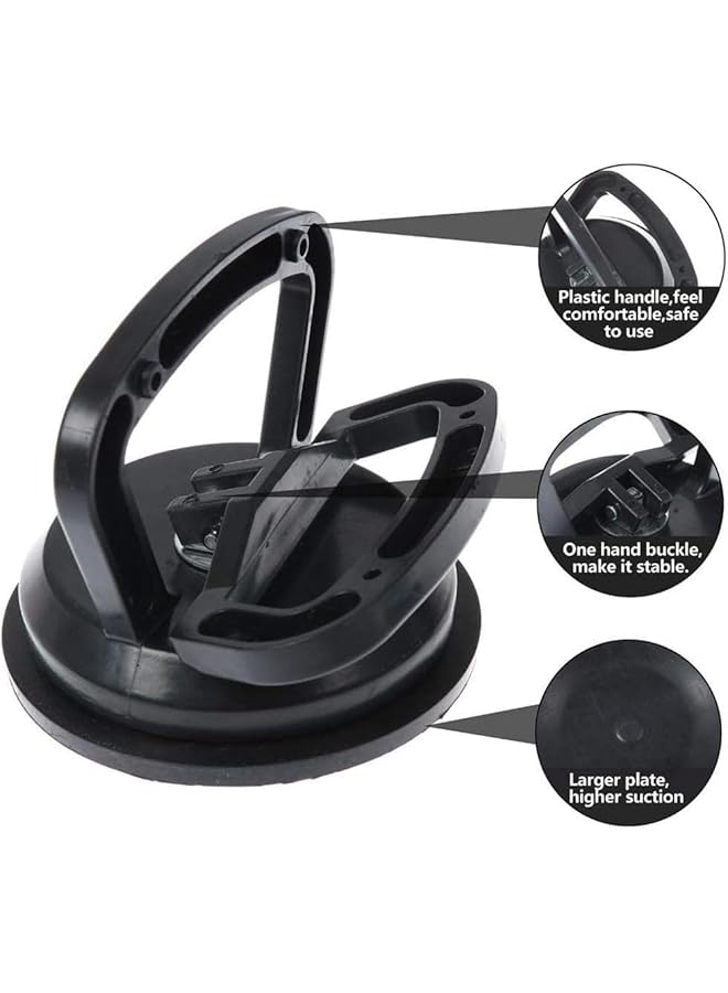 X spring Xspring Dent Puller Suction Cup, 2 Pcs Suction Cup Lifter, Auto Body Dent Repair Removal Tool, 2 Sizes Suction Cup Holder Dent Repair Kit, Lifting And Heavy Objects Moving, Suv & Cars Universal - Image 2