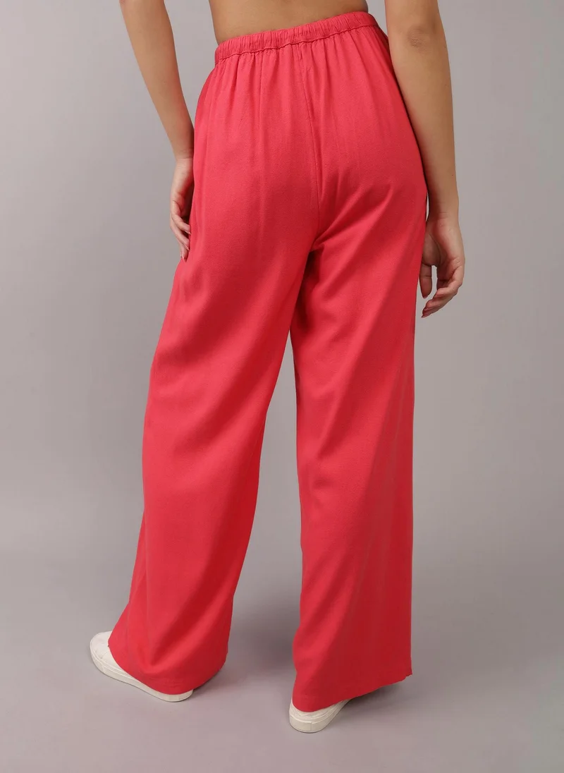 امريكان ايجل High Waist Wide Leg Drawstrings Pants