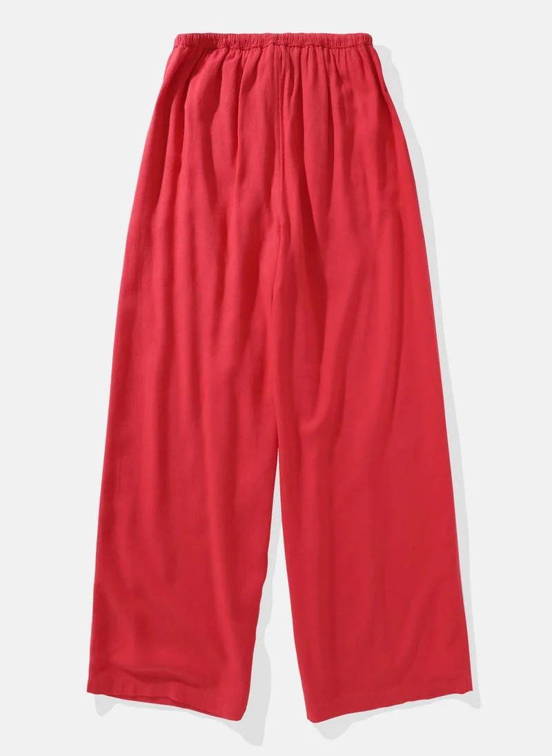 امريكان ايجل High Waist Wide Leg Drawstrings Pants