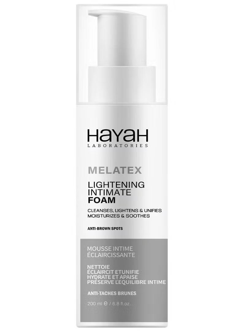 Melatex Lightening Intimate Foam - 200 Ml