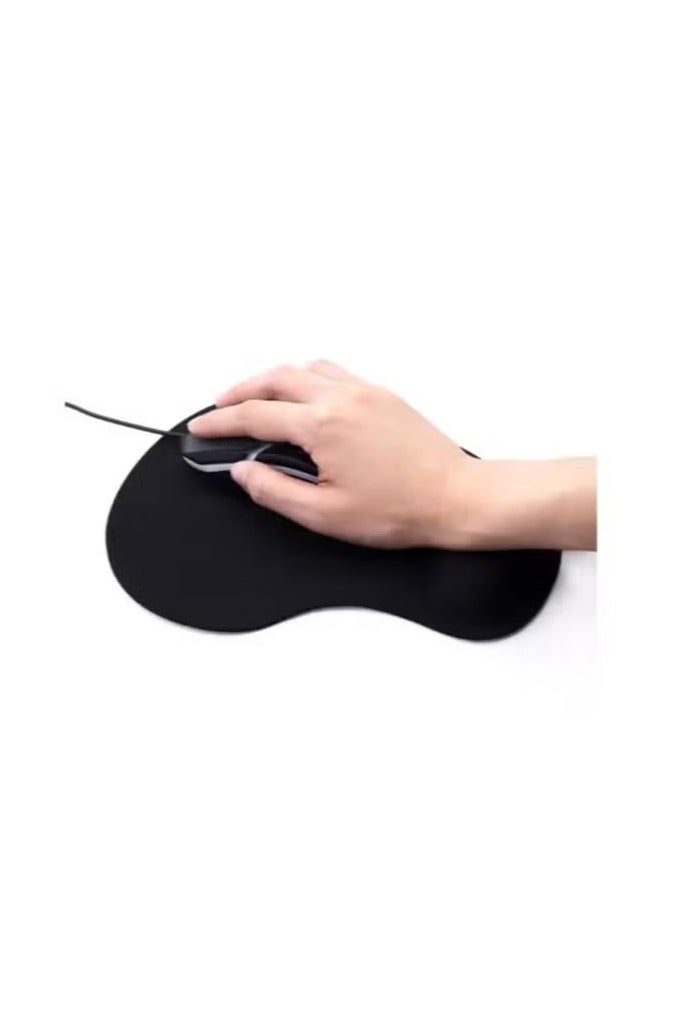 UMIXPRO Silicon Mouse Pad with Wrist Support Ergonomic Design Non Slip PU Base Perfect for Office & Gaming - Image 1