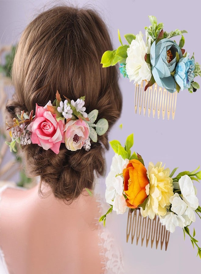 Honbay 24PCS 9 Teeth Plastic Hair Combs - Side Clips for Wedding, Bridal Veil, Wig, Headpieces - Twist Accessories for Updo, Bun, Chignon Styling - Image 3