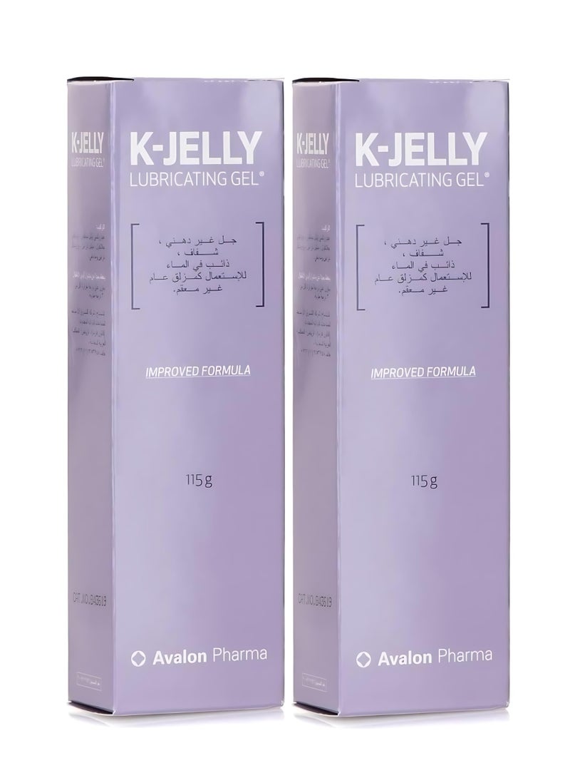 Avalon Pharma Pack of 2 Pieces K  JELLY LUBRICANT 115g - Image 1