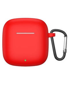 Generic Soft Silicone Cover For Huawei Freebuds SE 2/SE 3 Case With Hook Antifall Protective Sleeve Accessories (Red)  - Image 1