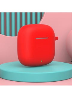 Generic Soft Silicone Cover For Huawei Freebuds SE 2/SE 3 Case With Hook Antifall Protective Sleeve Accessories (Red)  - Image 5