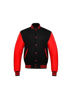 Generic Unisex Varsity Jacket - Premium Quality, Multiple Color Combinations - Retro Style College Jacket for Men & Women  - Image 1